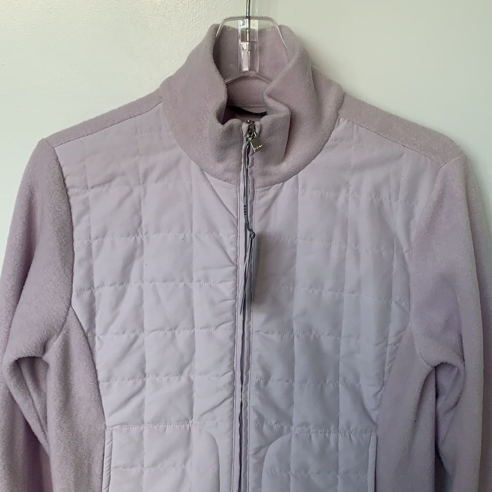 IZOD Golf “Morning Mist” Lilac Fleece Jacket | Lightweight Layering | NWT | XS - Picture 4 of 13